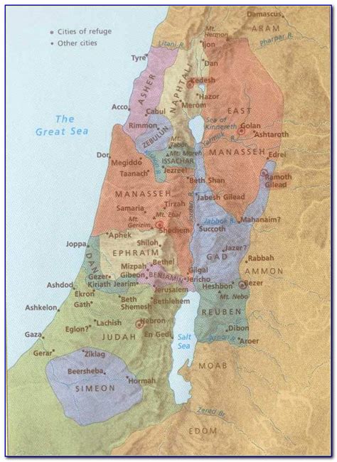 Biblical Map Of Israel Old Testament - Maps : Resume Examples #EpDLJJ3OxR