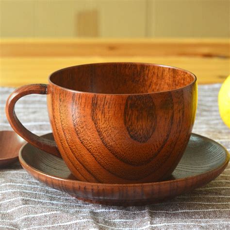 Natural Jujube Wood Coffee Mug Handmade Wooden Coffee Cup Mug 200ml Office Milk Tea Mug Cute ...
