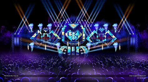 EDM Stage Design on Behance