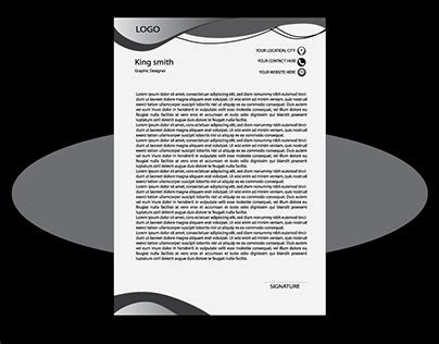 Minimal Letterhead Business Projects :: Photos, videos, logos, illustrations and branding :: Behance