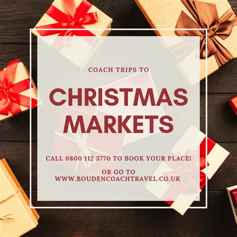 Christmas Market Coach Trips with Bouden Coach Travel | Holiday traditions, Christmas market ...