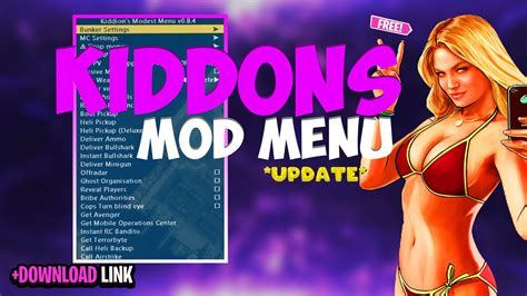 *NEW* GTA V KIDDION'S MOD MENU / KIDDION'S EXPLOIT / GTA V FREE HACK ...