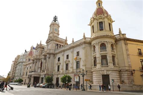 VALENCIA, SPAIN - NOVEMBER 28, 2019: Valencia City Hall, Spain ...