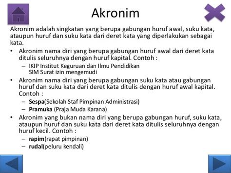 Penulisan singkatan & akronim Bahasa Indonesia