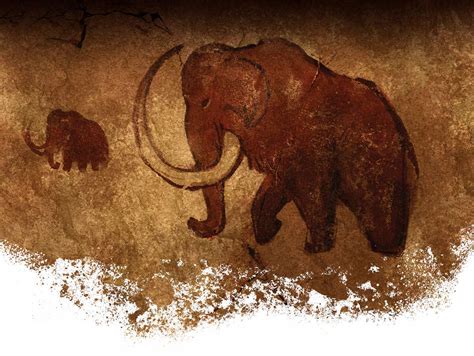 Woolly Mammoth Cave Painting at PaintingValley.com | Explore collection of Woolly Mammoth Cave ...