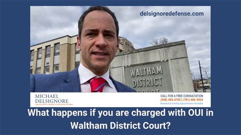 Tips for defending an OUI in Waltham District Court - YouTube