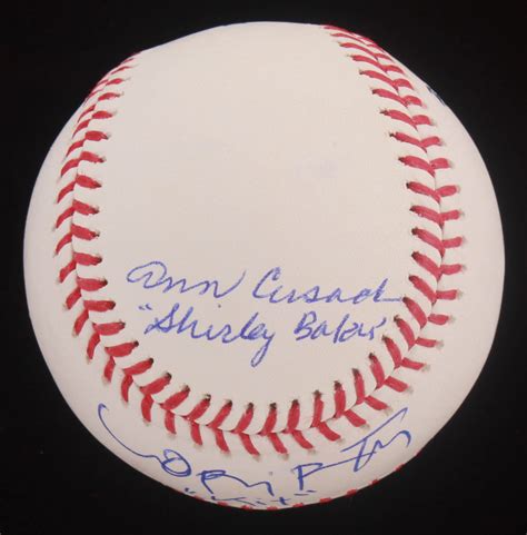 Megan Cavanagh, Lori Petty & Ann Cusack Signed OML Baseball Inscribed ...