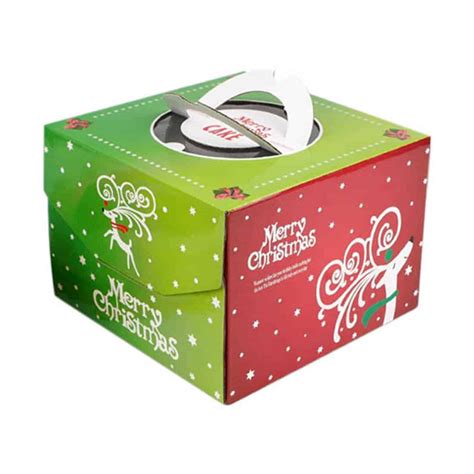 Custom Christmas Cake Boxes Wholesale - Nova Packaging