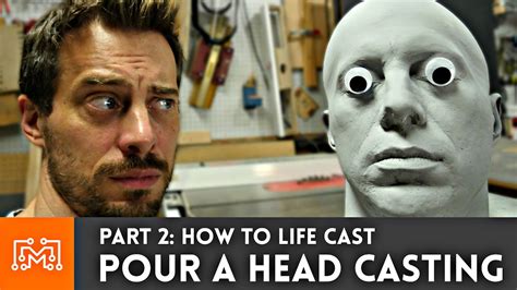 How to life cast - Part 2: Pouring the head casting | I Like To Make Stuff - YouTube