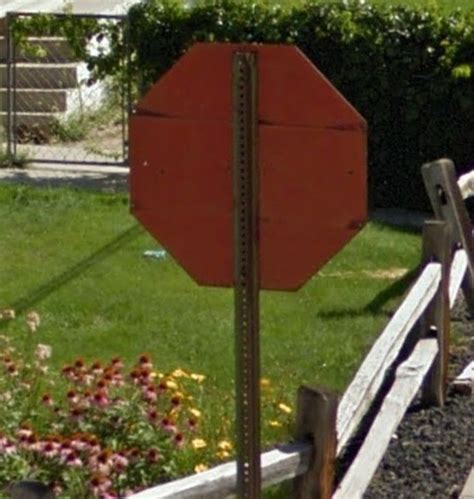 Stop sign back | Traffic signs, Outdoor decor, Stop sign