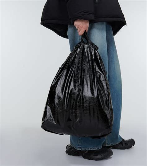 Balenciaga - Trash Bag leather tote bag | Mytheresa