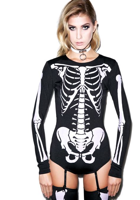 Bad To The Bone Skeleton Costume | Dolls Kill