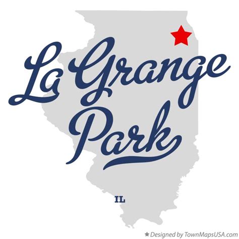 Map of La Grange Park, IL, Illinois