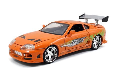 FAST & FURIOUS BRIAN'S '95 TOYOTA SUPRA 1:24 SCALE DIECAST CAR BY JADA TOYS - Walmart.com