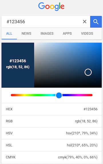 Google Color Converter