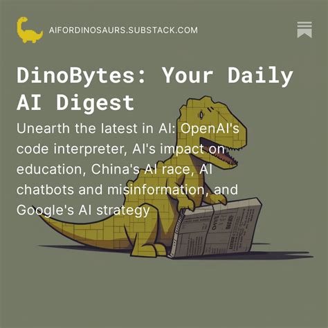 Adam Mackay :verified:: "🦖 Unearth the latest in #AI with today's 'DinoByt…" - TechHub