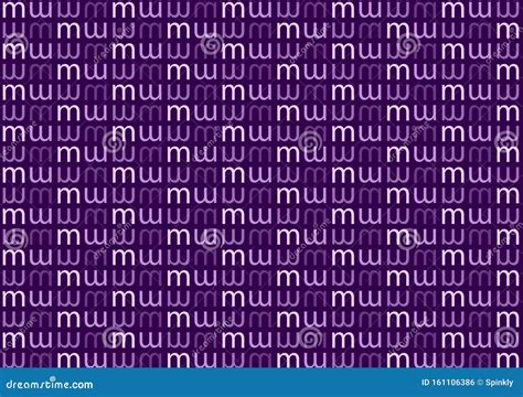 Letter M Pattern in Different Colored Purple Shades for Wallpaper Stock ...