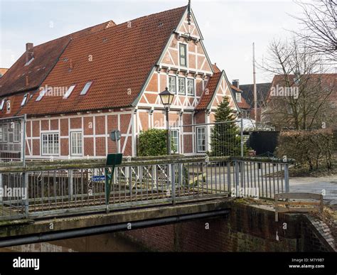 The small City of jork in germany Stock Photo - Alamy