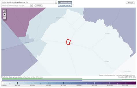 Smiley, Texas (TX) income map, earnings map, and wages data