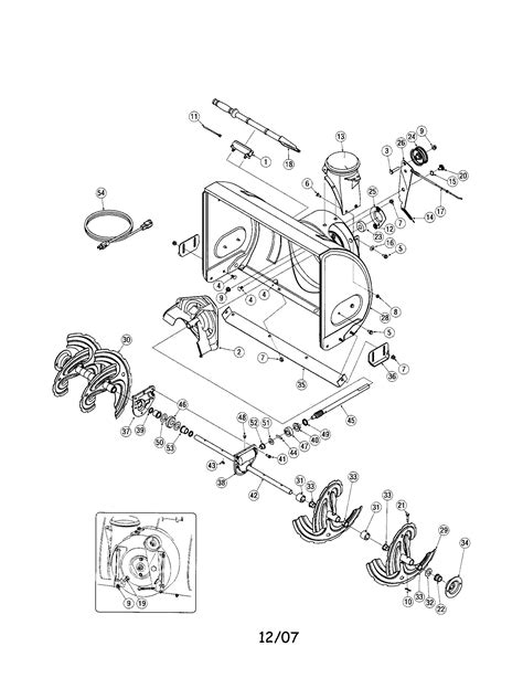 Old Ariens Snowblower Parts Diagram