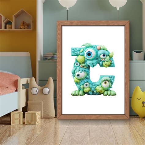 Printable Monster Alphabet Letters: Making Learning Memorable ...