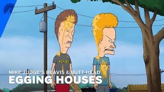 Mike Judge's Beavis And Butt-Head | Egging Houses (S2, E3) | Paramount+