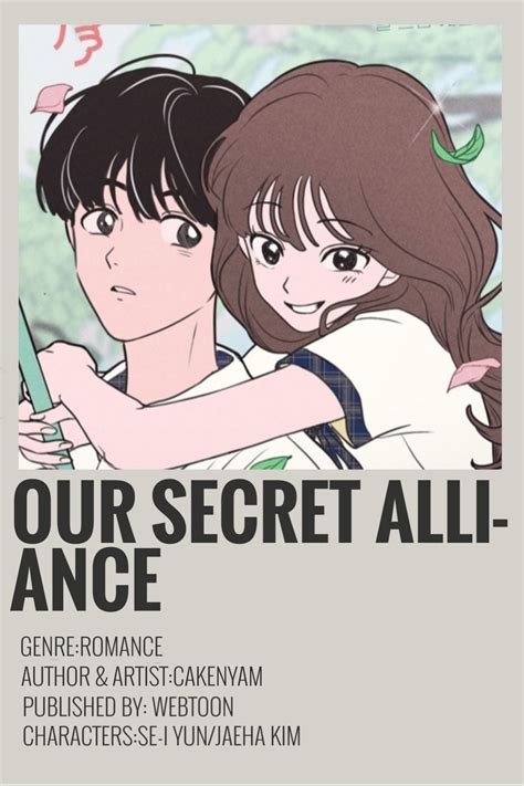 Our secret alliance webtoon | Manga books, Romantic manga, Webtoon