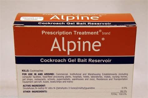 Alpine Cockroach Gel Bait ( 4 Tubes) German Roach Killer Bait Roach ...