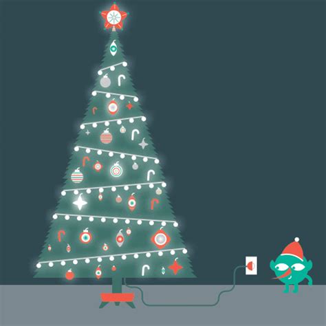 Sparkling Christmas Tree GIF by Julian Glander - Find & Share on GIPHY