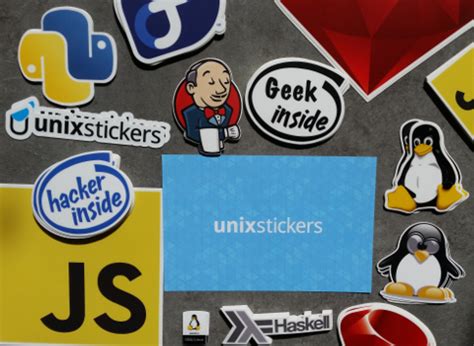 Unix Stickers for Your Laptop