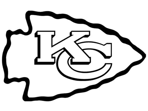 KC Chiefs Logo Coloring Page - Free Printable Coloring Pages for Kids