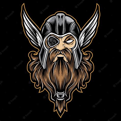 Premium Vector | Odin vector logo