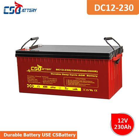 Deep Cycle AGM Battery - CSBattery