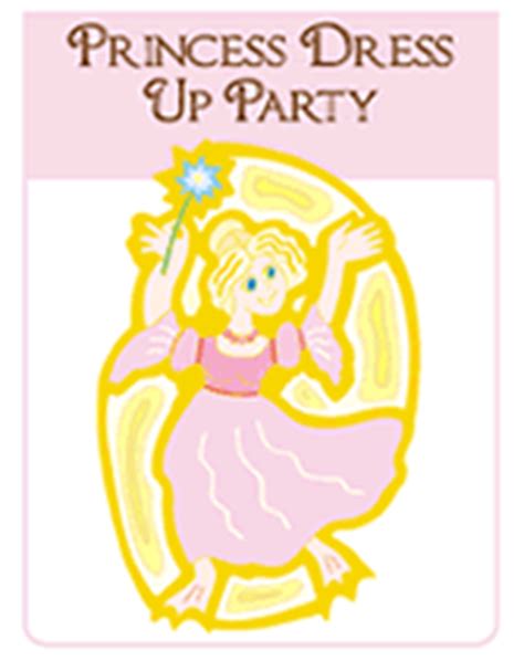 Princess Dress Up Party Printable Invitations