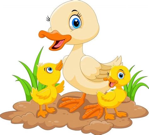 Mutter Ente Und Entenküken in 2021 | Duck and ducklings, Kids nursery ...