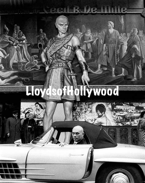 Yul Brynner Pharaoh Ramses Ten Commandments Hollywood Premire ...