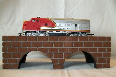 HO Scale Arch Bridge Model Railroad Train Scenery - MrTrain