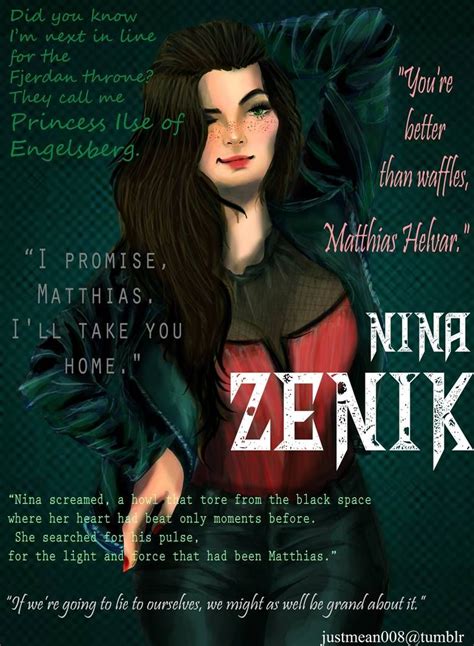 Nina Zenik (Six of Crows) by justmean008 on DeviantArt | Six of crows ...