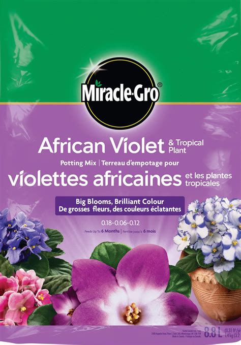 Miracle Gro African Violet and Tropical Plant Mix 8.8 l