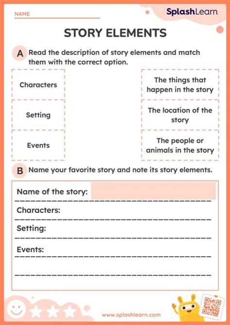 Story Elements Worksheets, Games, Activities, Examples, Practice ... - Worksheets Library