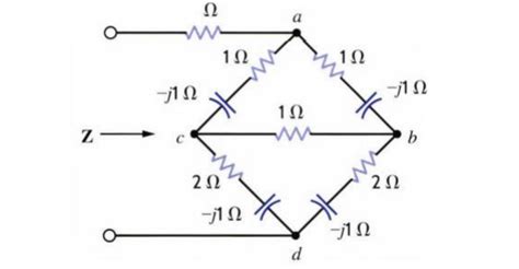 Solved Find the equivalent impedance Z of the circuit | Chegg.com