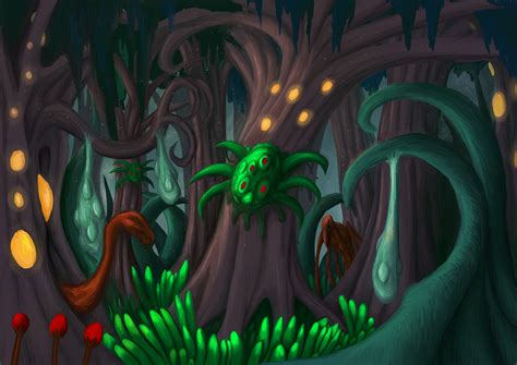 Commission: Alien Jungle by Lupa-Femina on DeviantArt