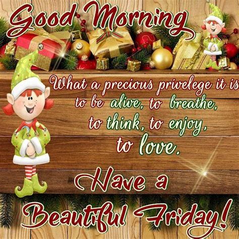 Good Morning Have A Beautiful Friday Christmas Quote Pictures, Photos ...