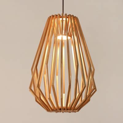 Exquisite Wooden Basket Design Modern Large Designer Pendant Light ...