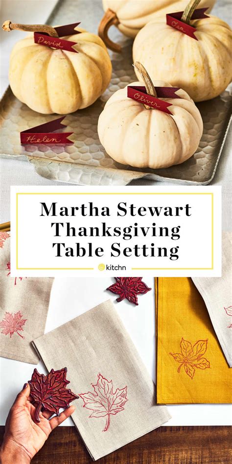 Martha Stewart Thanksgiving Table Decorating Tips | The Kitchn