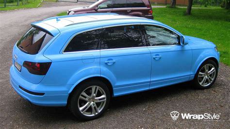 audi Q7 sky blue | Wrapstyle