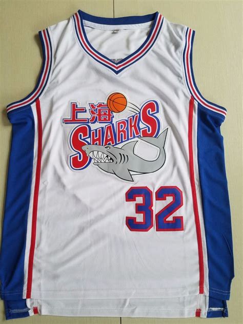 2019 Jimmer Fredette #32 Shanghai Sharks White Stitched Embroidery ...