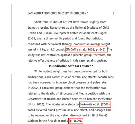 Apa Format In Text Citation Example - Texte Préféré