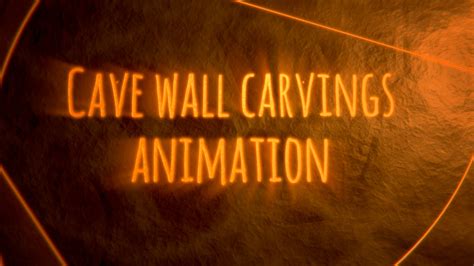 Cave Wall Carving Letters Animation Submit Your Text to Get It Animated ...