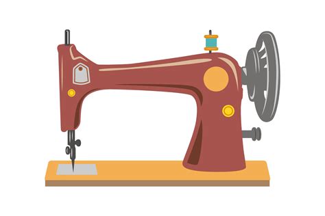 Vintage Sewing Machine. Sewing and Knitt Graphic by pch.vector ...